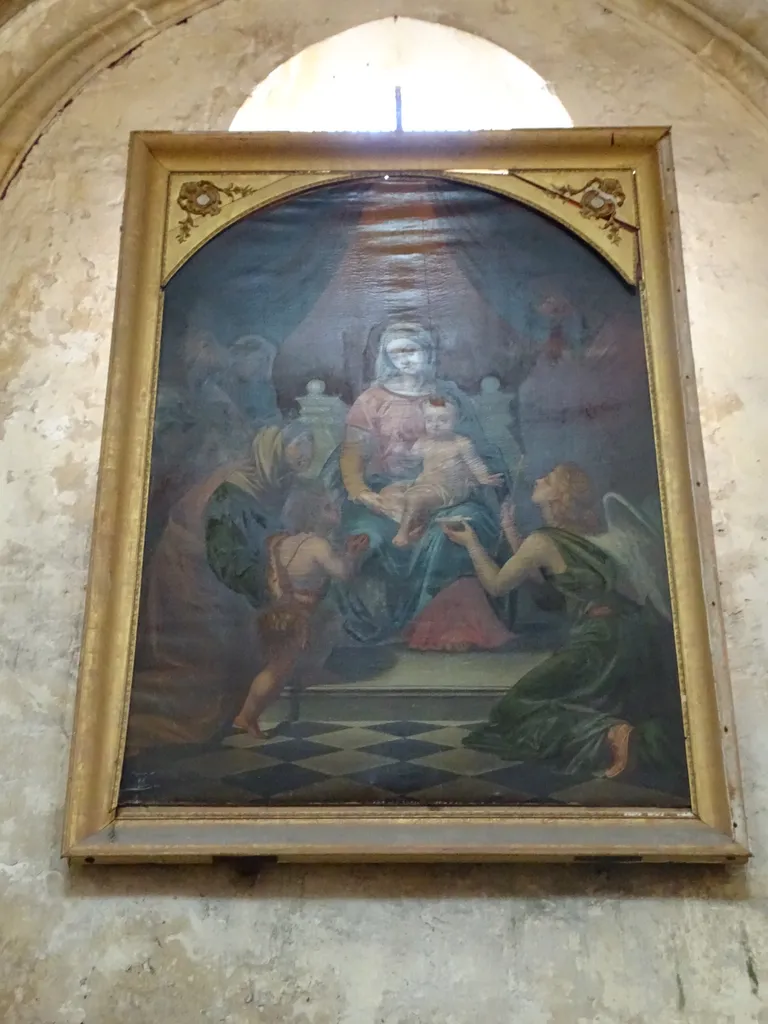 Tableau : La Sainte Famille dans l'Église Saint-Pierre de Saintes