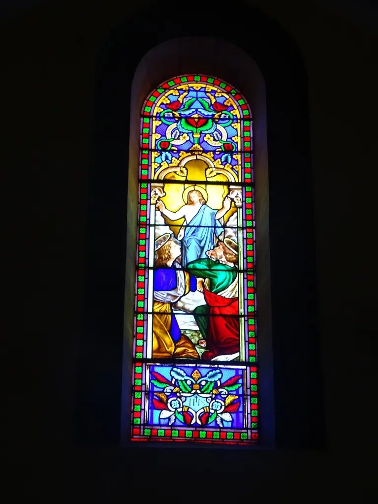 Vitrail Baie 7 dans l'Église Notre-Dame de l'Assomption de Mirambeau